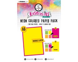 Paper pack Neon double layered A5 - ABM essentials nr. 105