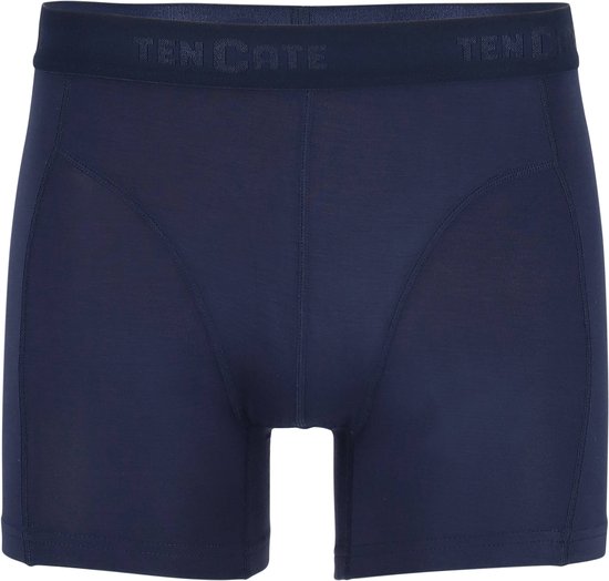 Navy Ten Cate boxershort met donkerblauwe tailleband met logo.