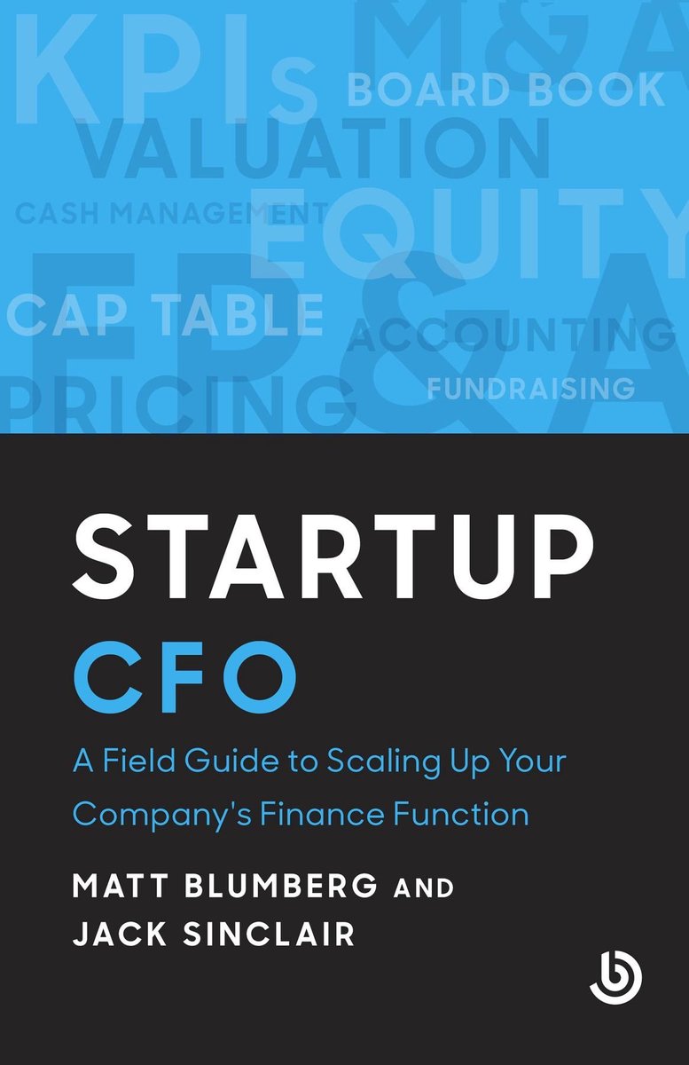 Omslag van Bolster Startup Series - Startup CFO