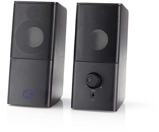 Gaming Speaker - Speaker Channels: 2.2 - USB Powered - 3.5mm Male - 48 W - LED - Volume Control