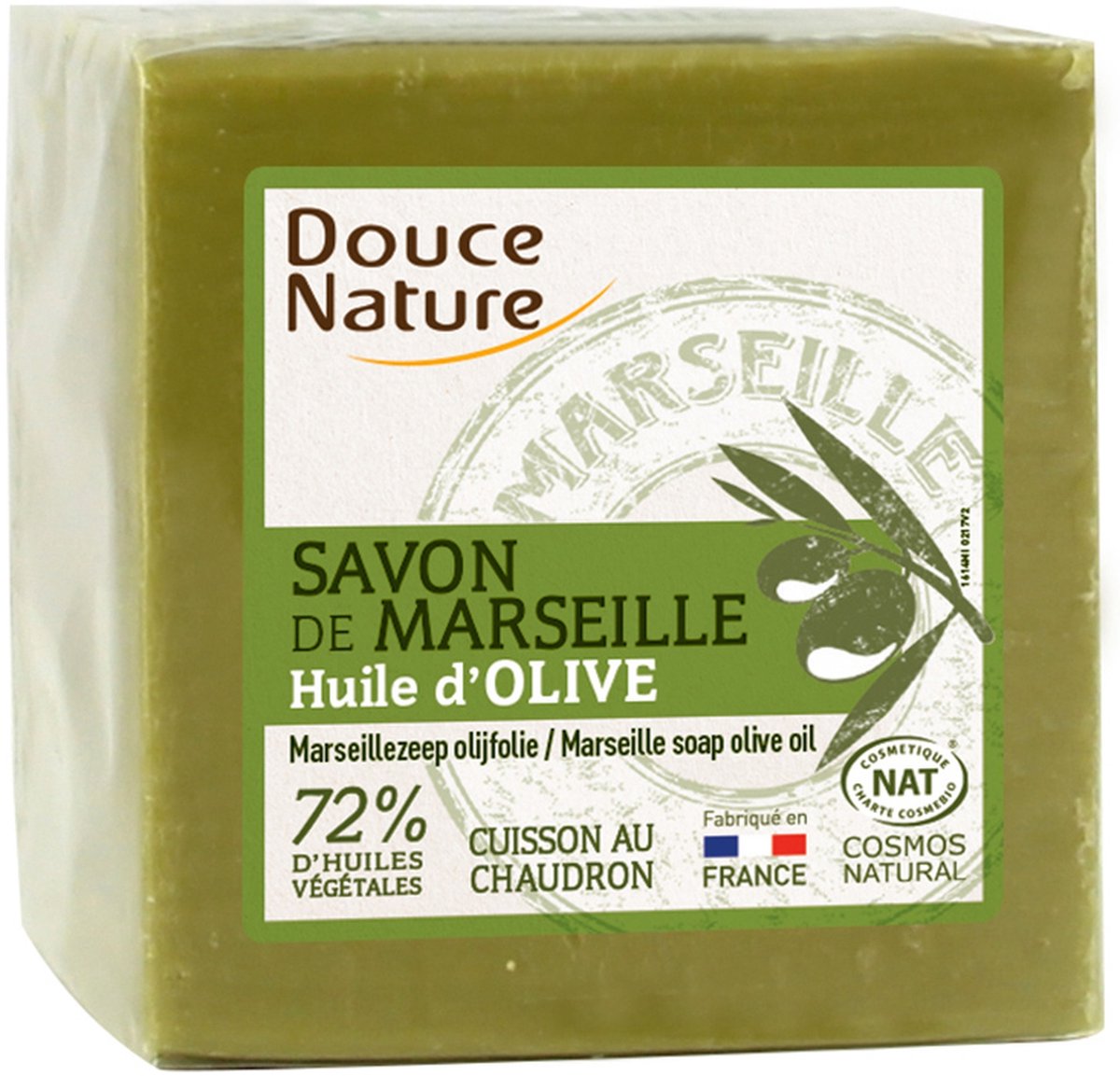 Douce Nature Zeep Marseille olijf bio 100 Gram
