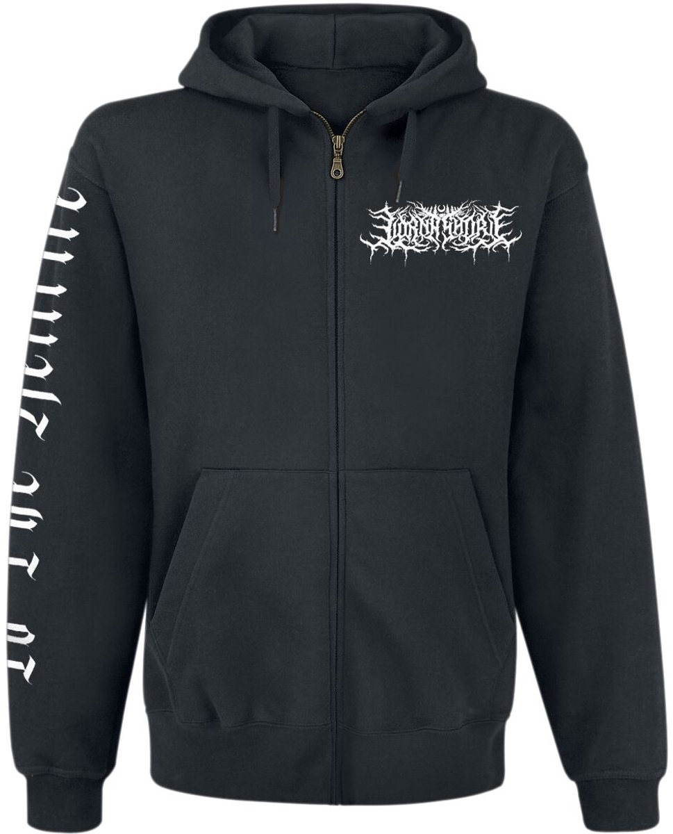 Lorna Shore To The Hellfire Vest met capuchon zwart XXL Heren