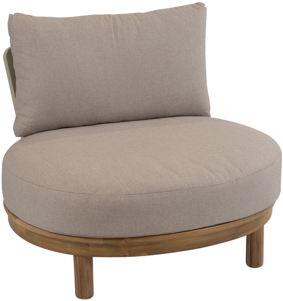 Loungestoel Cancun | Teaklook | Acaciahout & aluminium