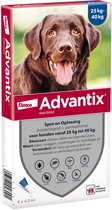 Bayer Advantix Vlooien & Teken Pipetten - Hond 25+ kg - 4 stuks