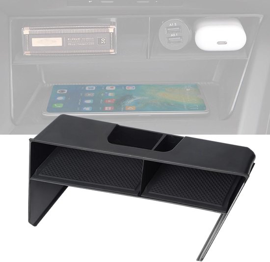 OMAC Middenarmsteun, armleuning, middenconsole, compatibel met VW Touran 2003-2015, PU-leer, ABS, grijs OMAC Middenarmsteun, armleuning, middenconsole, compatibel met VW Touran 2003-2015, PU-leer, ABS, grijs