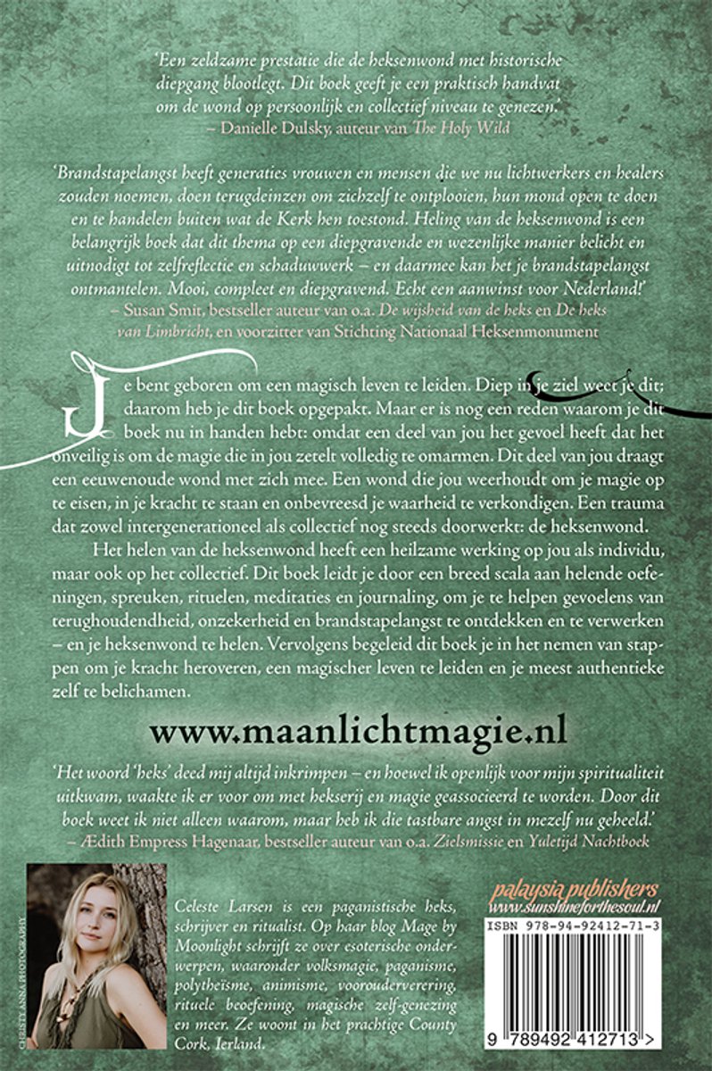 Heling van de heksenwond - back cover