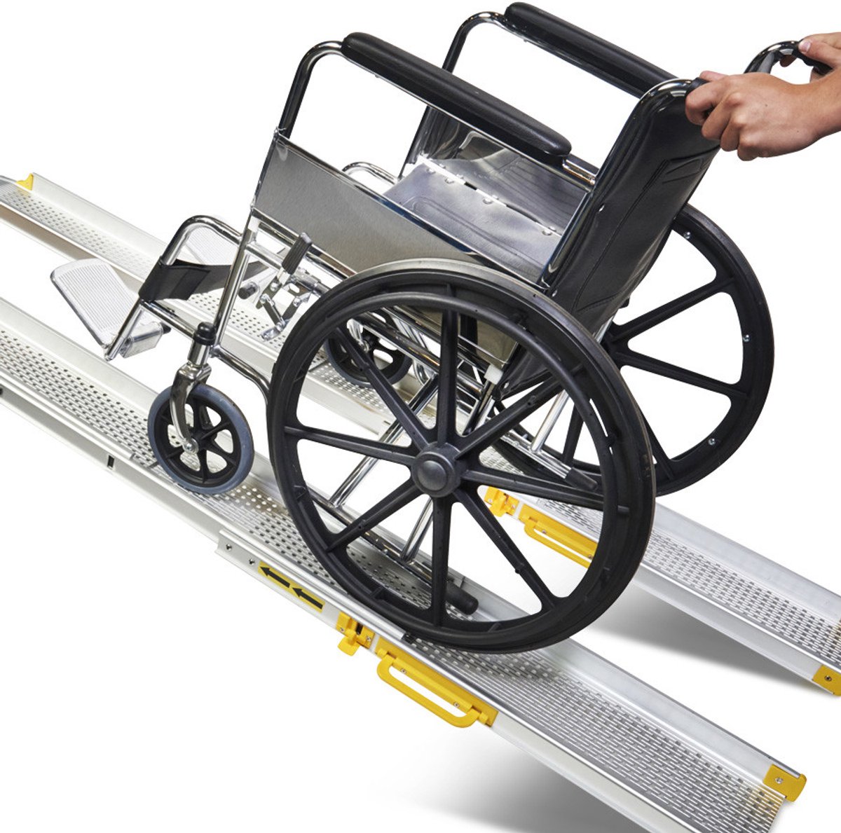 Goedkoopste Datona® - Oprijplaat uitschuifbaar - 180 cm (2 stuks