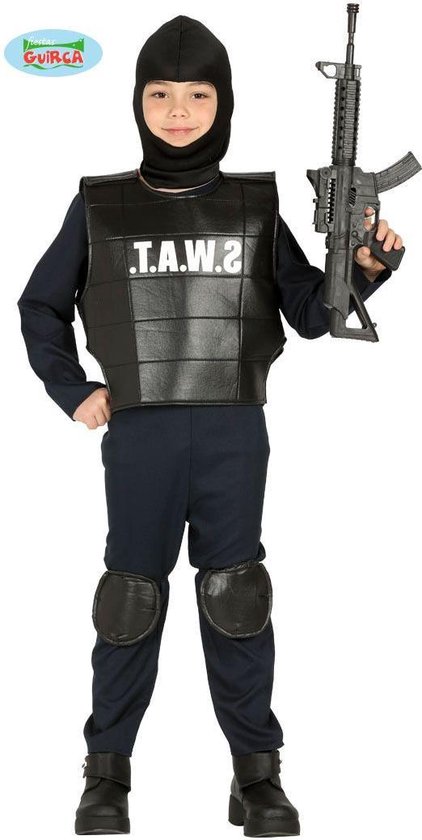 Fiestas Guirca - Police Officer SWAT kinderen (5-6 jaar)