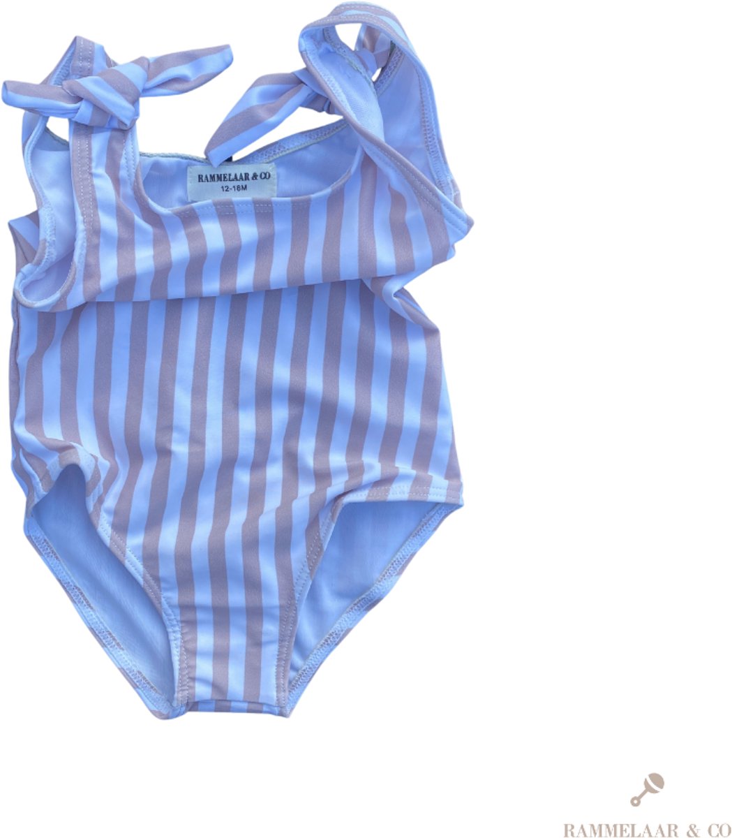 Rammelaar&Co Badpak Soft Stripes - Badpak Meisjes — afbeelding 2
