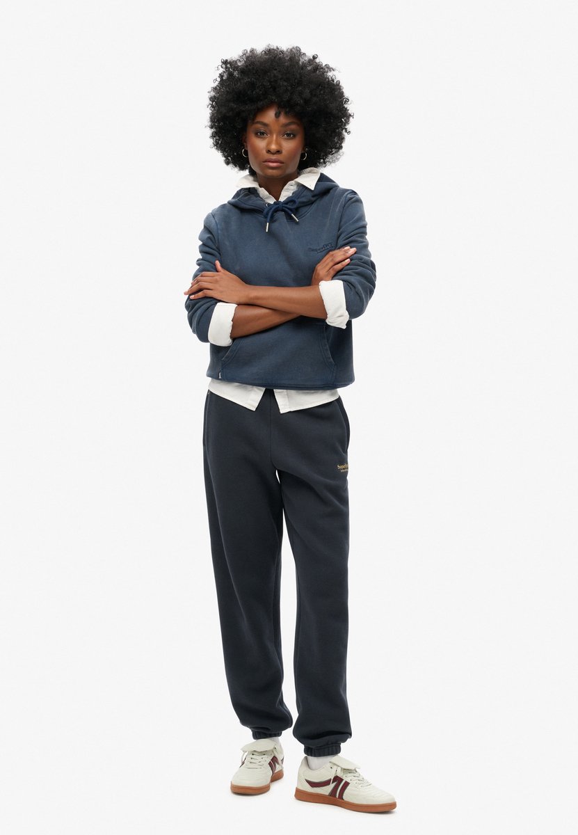 Superdry Essential Logo Joggingbroek Dames 40 Blauw
