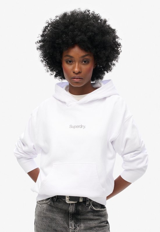 Superdry - Core Logo City hoodie met losse pasvorm - Dames - Hoodies