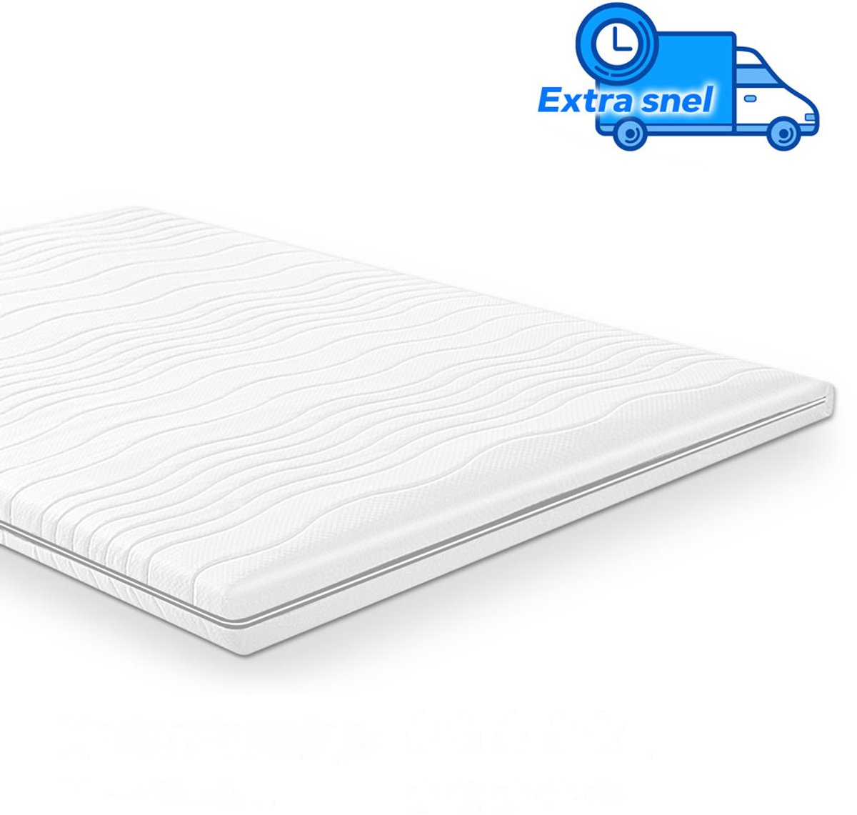 Koudschuim Topdekmatras/topper 120x200 dikte 7 cm