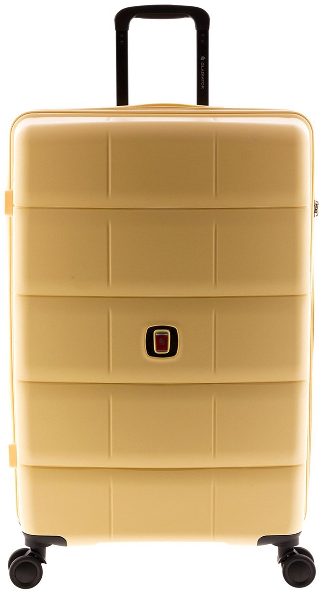 Gladiator Magic Grote Koffer - 76 cm - 105 liter - TSA slot - Geel