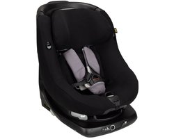 Autostoelhoes Geschikt voor Maxi Cosi AxissFix - Maxi Cosi Hoes Groep 0-1 - Zacht Katoen - Perfecte Pasvorm - Zwart wafel