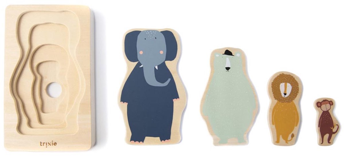 Trixie Houten 4-Lagen Dierenpuzzel