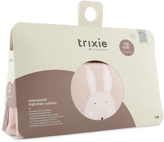 Trixie Waterdicht kinderstoelkussen - Mevrouw Konijn van Trixie — afbeelding 2