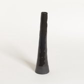 The Table atelier - vaas - Ø 6 * 22,5 cm - keramiek - handgemaakt - zwart