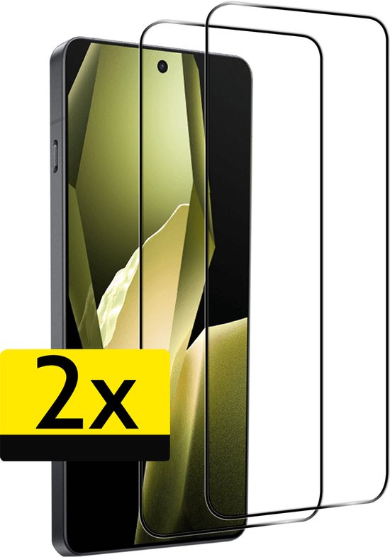 Protecteur d'écran - Convient pour - OnePlus 13R - Protecteur d'écran en Glas Full Cover - Protecteur d'écran Convient pour OnePlus 13R Protecteur d'écran Full Cover - 2 pièces