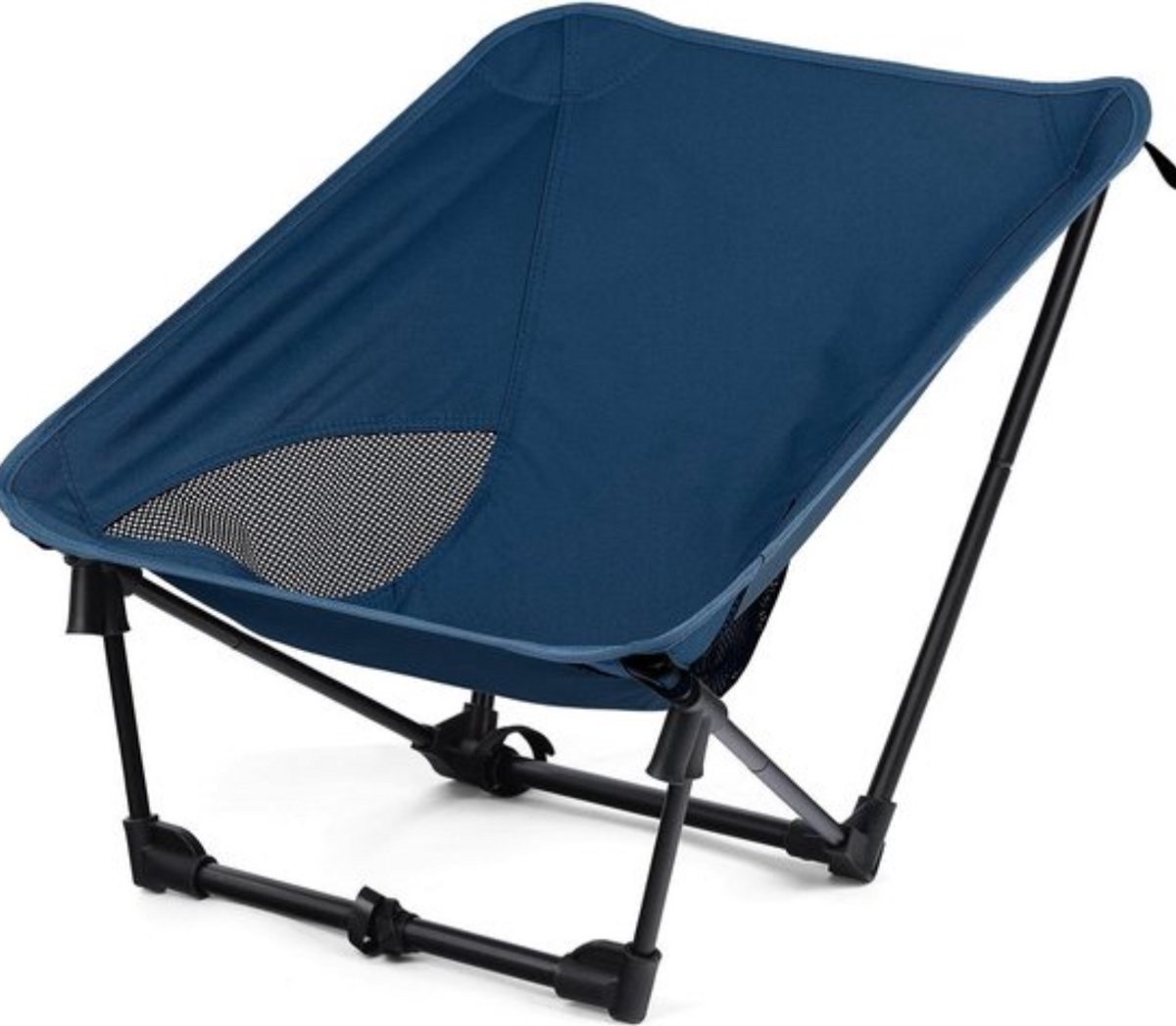 Ultralichte opvouwbare campingstoel - Draagbaar en compact - 1 stuk - Blauw - Ontworpen voor outdoor activiteiten