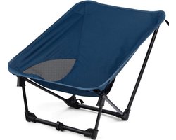 Ultralichte opvouwbare campingstoel - Draagbaar en compact - 1 stuk - Blauw - Ontworpen voor outdoor activiteiten