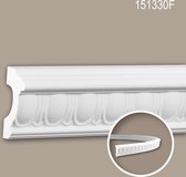 Cimaise 151330F Profhome Moulure décorative flexible design intemporel classique blanc 2 m