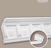 Corniche 150281F Profhome Moulure décorative flexible design intemporel classique blanc 2 m