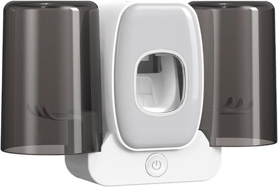 Hygiënische tandenborstelhouder met tandpastadispenser voor wandmontage