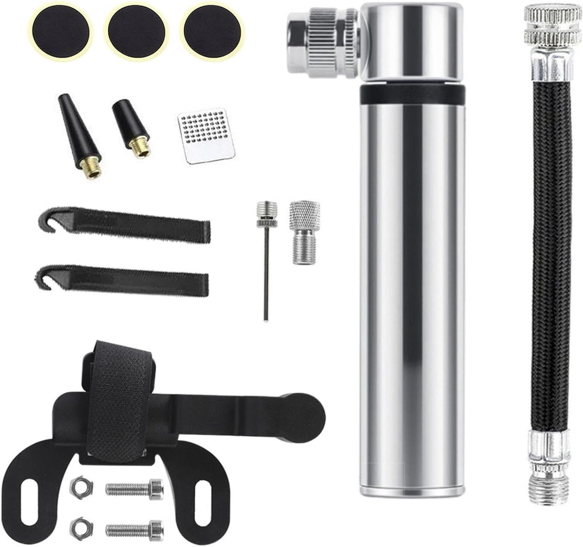Draagbare mini-fietspomp - tot 120 psi - veelzijdig gebruik