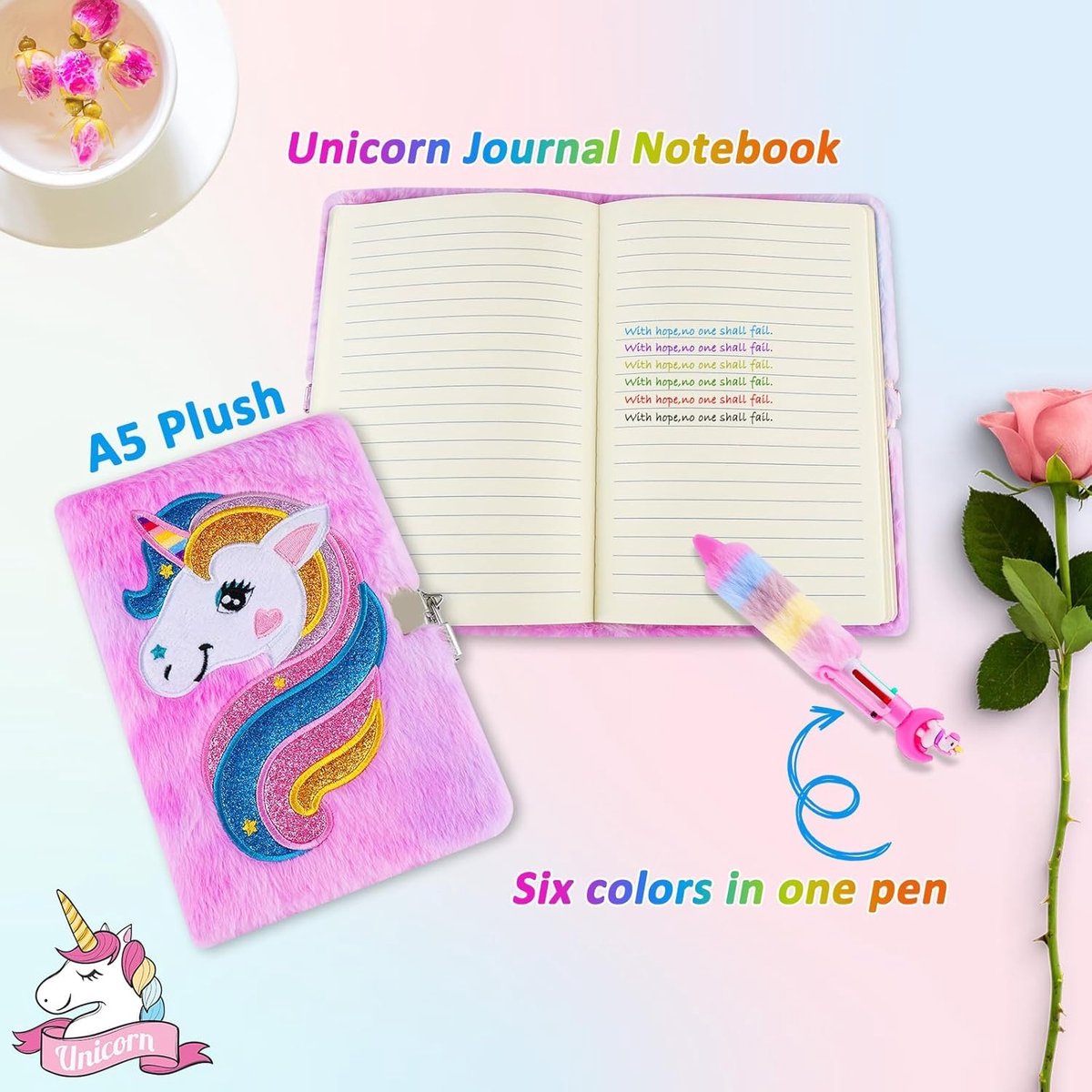 Boek Creatief Doeboek Glitter Mijn eenhoorn - Lazy Lama Kids Conceptstore