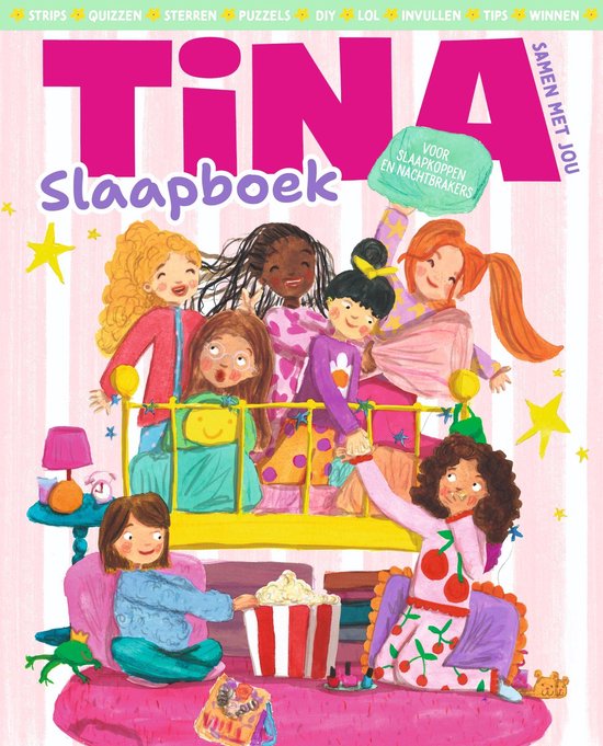 Tina Boekspecial - Slaapboek 2025 - Strips - Quizzen- Puzzels