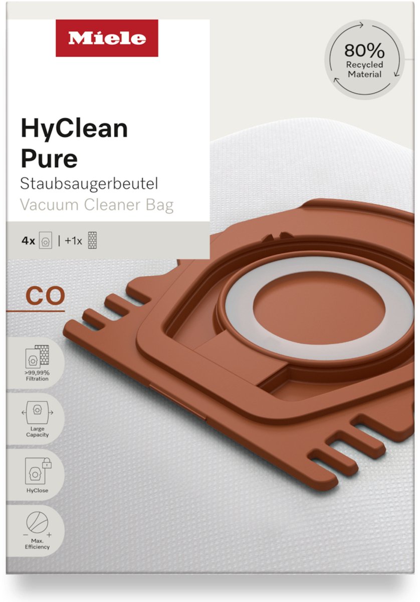 Miele CO HyClean Pure Stofzak Cilinderstofzuiger