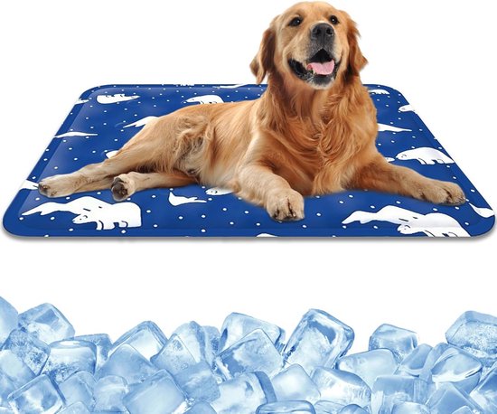Bravpet Koelmat voor huisdieren, zelfkoelende pad, mat, bedmat, comfort