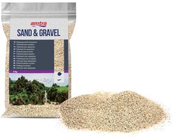 Fijn Witte Kwarts Aquariumzand 0,8-1,2 mm - 5 kg voor Zoet en Zoutwater