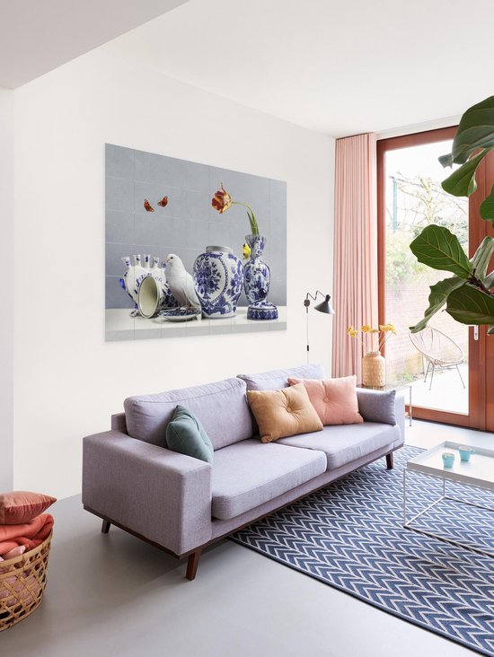 IXXI Royal white, Sander van Laar - 140 x 100 cm - Gratis ophangtool - Grote wanddecoratie en posters - Klassiek, Fotografie, Decoratieve kunsten