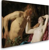 Gerard van Honthorst - Satyr and Nymph - Satyr en nimf (1623) - 2:3