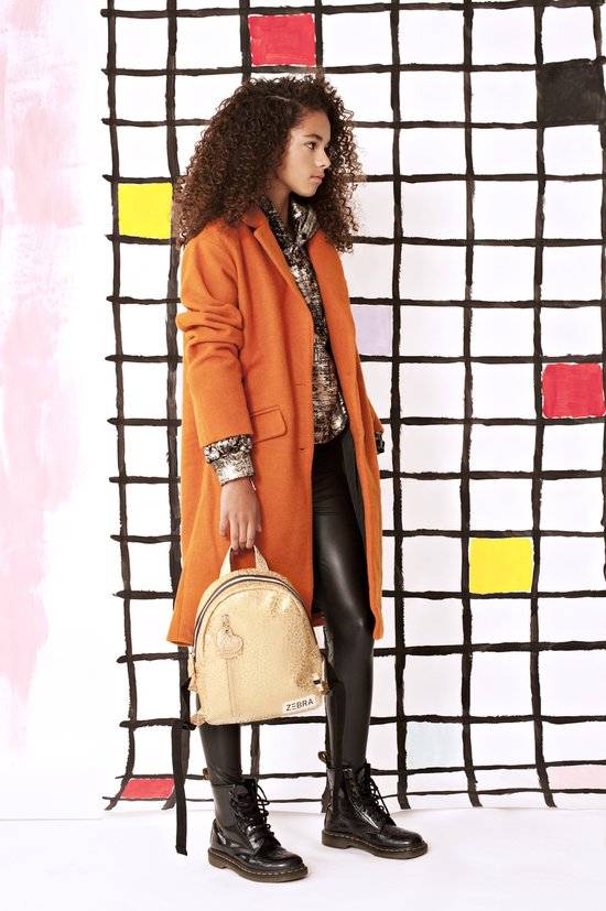 Zebra Trends Sac à dos pour fille Léopard Gold