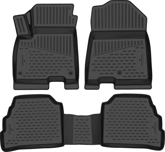 Tapis de sol en caoutchouc Walser XTR pour Kia Niro I (09/2016-08/2022)