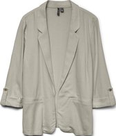 VERO MODA VMJESMILO 3/4 LOOSE BLAZER WVN GA NOOS Dames Blazer - Silver Lining