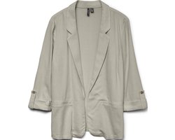 VERO MODA VMJESMILO 3/4 LOOSE BLAZER WVN GA NOOS Dames Blazer - Silver Lining