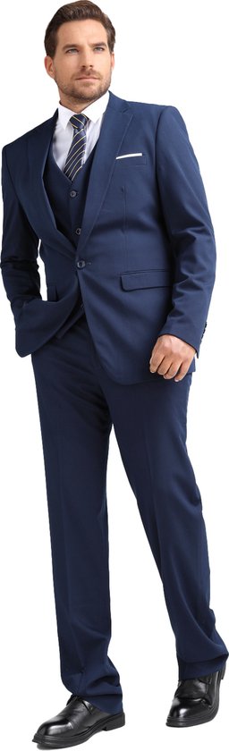 Costume 3 pièces Allthemen pour hommes - Costume décontracté pour hommes d'affaires - XL