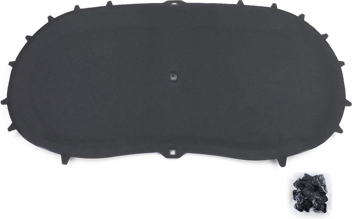 Isolatiemat Motorkap Zwart - VW Tiguan 5N (2011-2018) - Incl. Clips