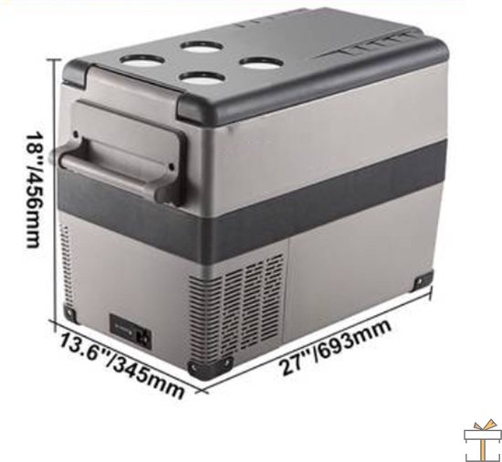 Bolt Edge Koelbox - 45L - Elektrisch - Koelt en verwarmt - Voor camping of auto van Bolt Edge — afbeelding 4