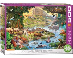 Eurographics puzzel Noah`s Ark Before the Rain - 500 XXL puzzel voor senioren met grote stukken