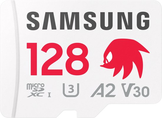 Carte microSD Samsung Sonic the Hedgehog™ PRO Plus - 128 Go
