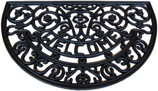 Paillasson - Welcome - Caoutchouc - 75 x 45 x 1 cm