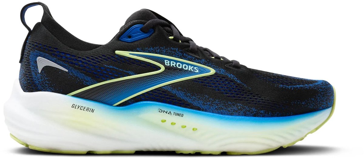 Brooks Glycerin 22 Hardloopschoenen Zwart Blauw Heren