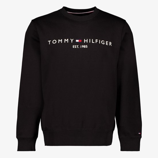 Tommy Hilfiger Trui Logo Zwart L Regular-fit bol