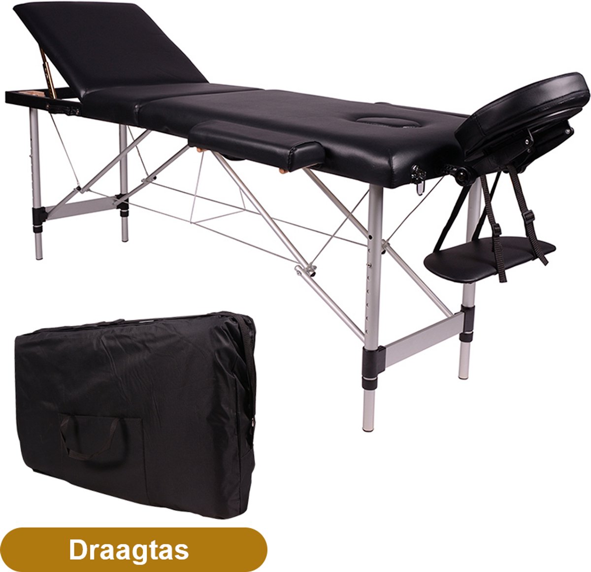Goedkoopste Alora Massagetafel Relax Budget - Max. Draagvermogen 250 KG - 8 Hoogtestanden - Incl. Opbergtas - massage bed