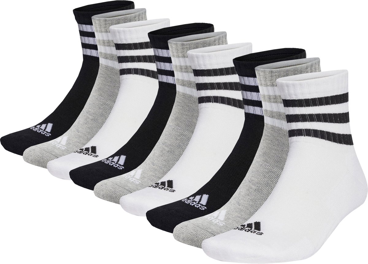 9 paar adidas C Sportswear MID 9p Mid Cut sokken unisex sportsokken Multicolor