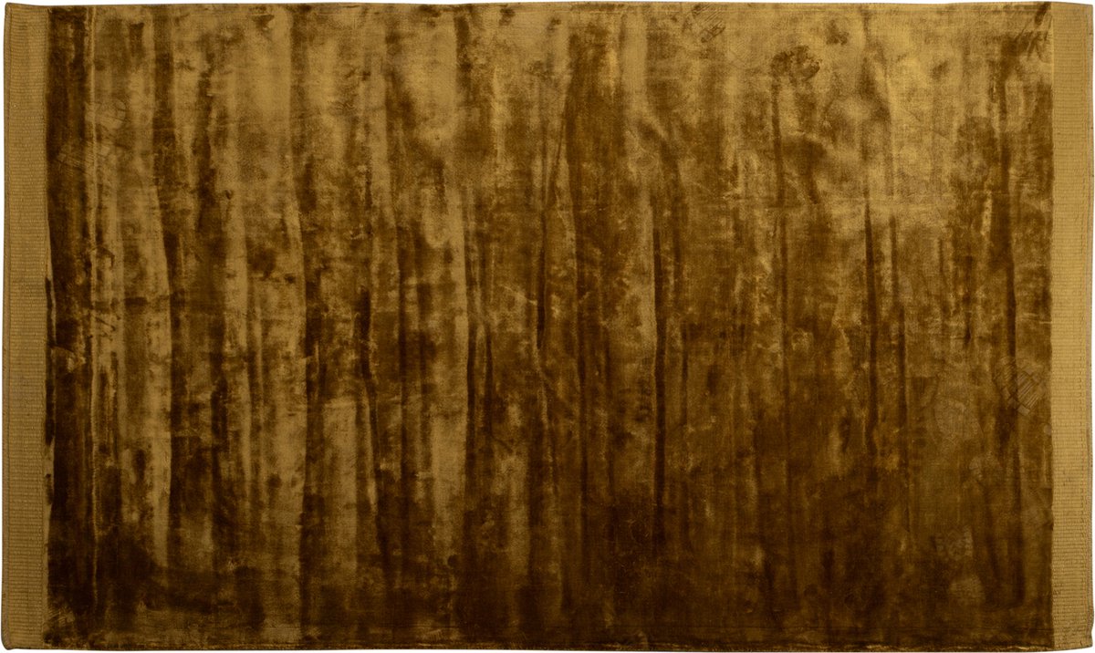 WOOOD Tammo Vloerkleed - Viscose - Honinggeel - 1x200x300